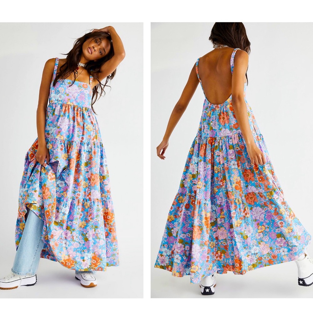 NWT Free People Park Slope Maxi Dress